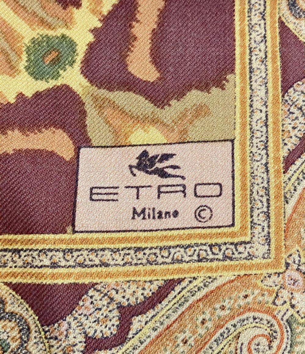 エトロ 大判スカーフ ペイズリー柄 レディース ETRO