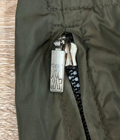 訳あり MONCLER ナイロンジャケット ブルゾン ハーフジップ フード付き レディース SIZE 1 (S) モンクレール