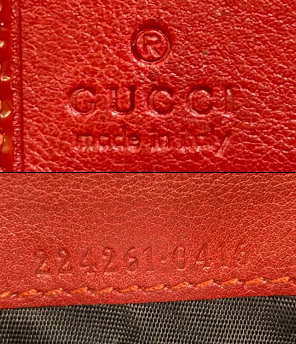 GUCCI カードケース エナメル グッチシマ 224261 0416 レディース グッチ