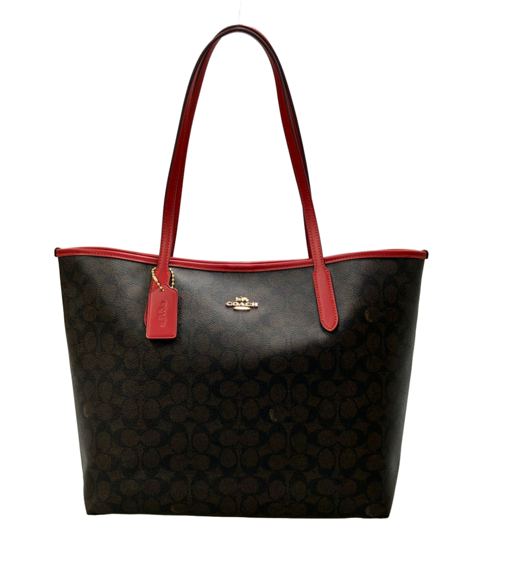 美品 COACH トートバッグ シグネチャー CV976 レディース コーチ
