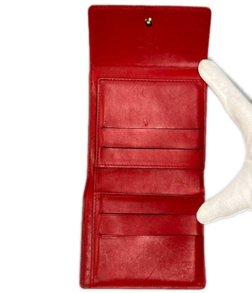 LOUIS VUITTON Wホック二つ折り財布 ポルトフォイユ エリーズ ヴェルニ M93529 レディース ルイ・ヴィトン