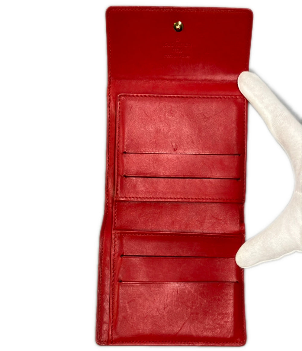 LOUIS VUITTON Wホック二つ折り財布 ポルトフォイユ エリーズ ヴェルニ M93529 レディース ルイ・ヴィトン