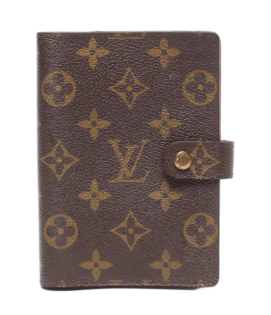 訳あり LOUIS VUITTON 手帳カバー 6穴式 アジェンダPM モノグラム R20005 レディース メンズ ルイ・ヴィトン