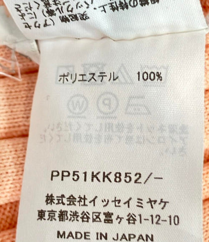 PLEATS PLEASE 半袖ニット25SS RIB KNIT ショートスリーブ クールネック PP51KK852 レディース プリーツプリーズ