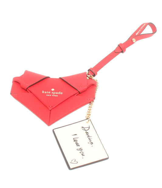 美品 Kate Spade チャーム ユアーズ トゥルーリー オリガミ ハート ダングル レディース ケイトスペード