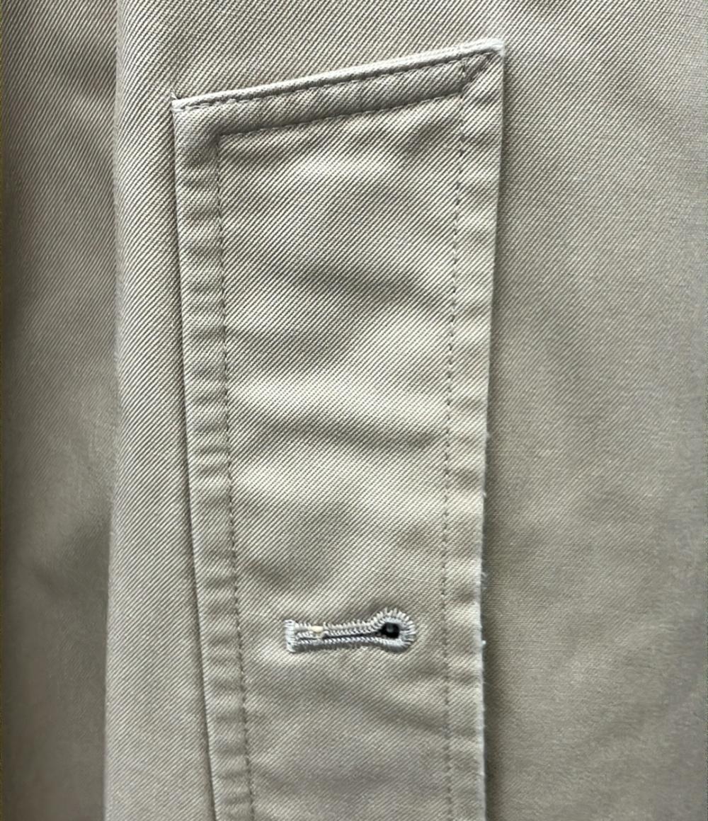 訳あり BURBERRY ステンカラーコート ベージュ インポート メンズ SIZE 40L (L) バーバリー