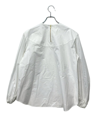 美品 Drawer 長袖シャツ ノーカラー レディース SIZE 38 (M) ドゥロワー
