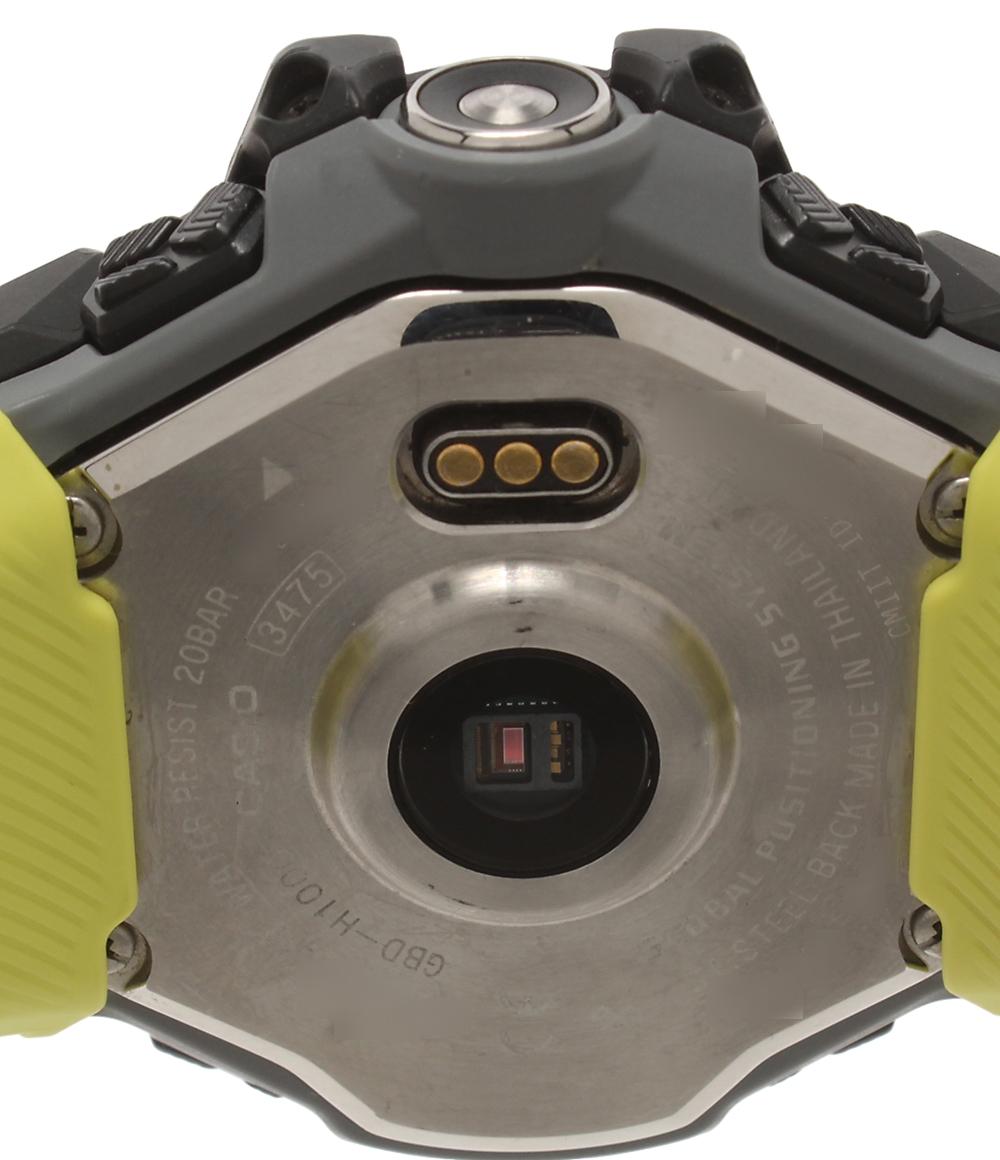 CASIO スマートウォッチ 腕時計 Bluetooth ソーラーアシスト充電 G-SQUAD G-SHOCK バッテリー充電 GBD-H1000-1A7JR メンズ カシオ