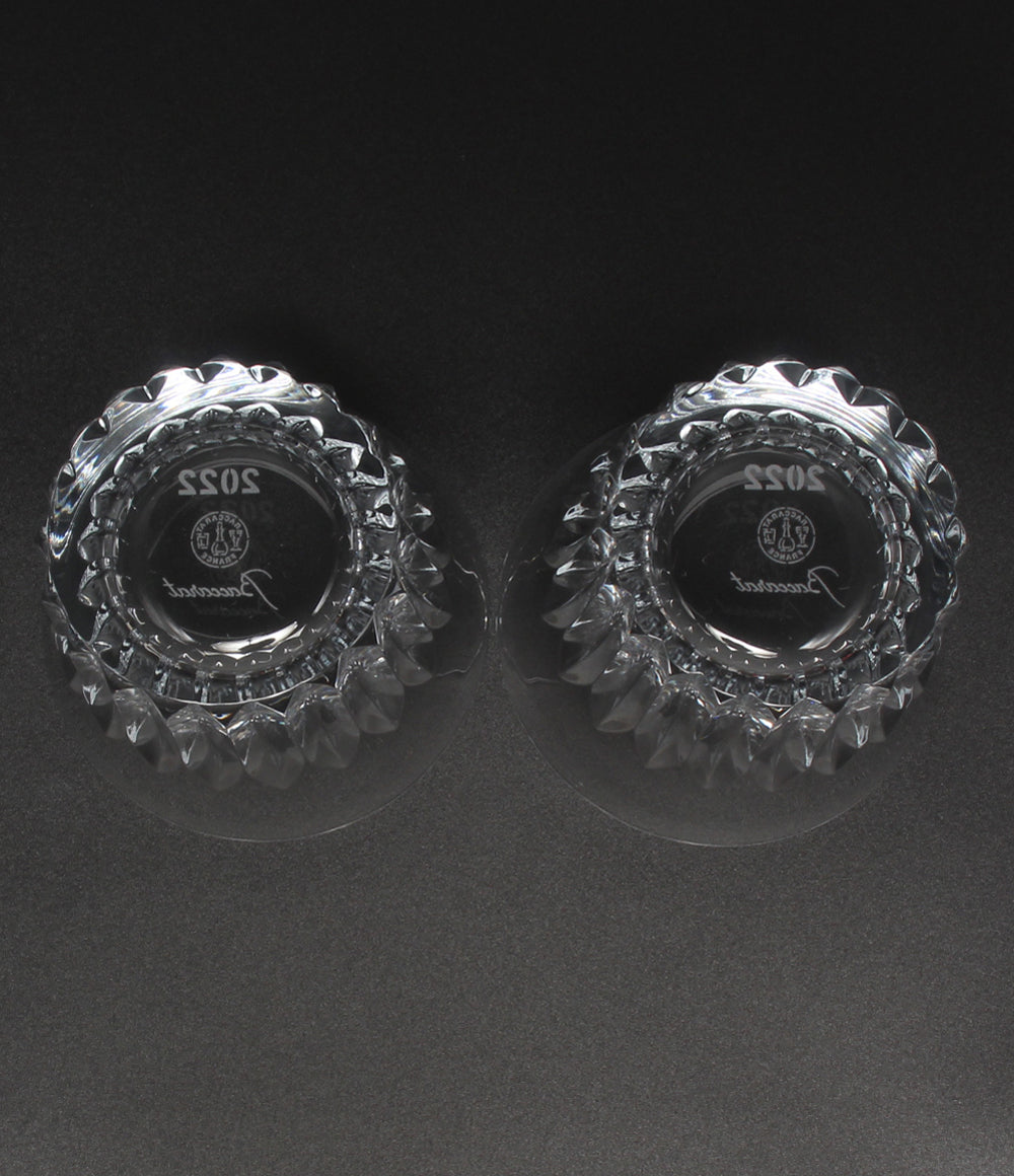 美品 Baccarat イヤータンブラー グラス 2点セット ペア 2022 クリスタ バカラ