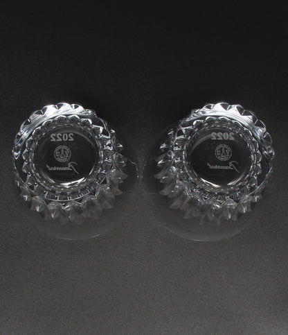 美品 Baccarat イヤータンブラー グラス 2点セット ペア 2022 クリスタ バカラ