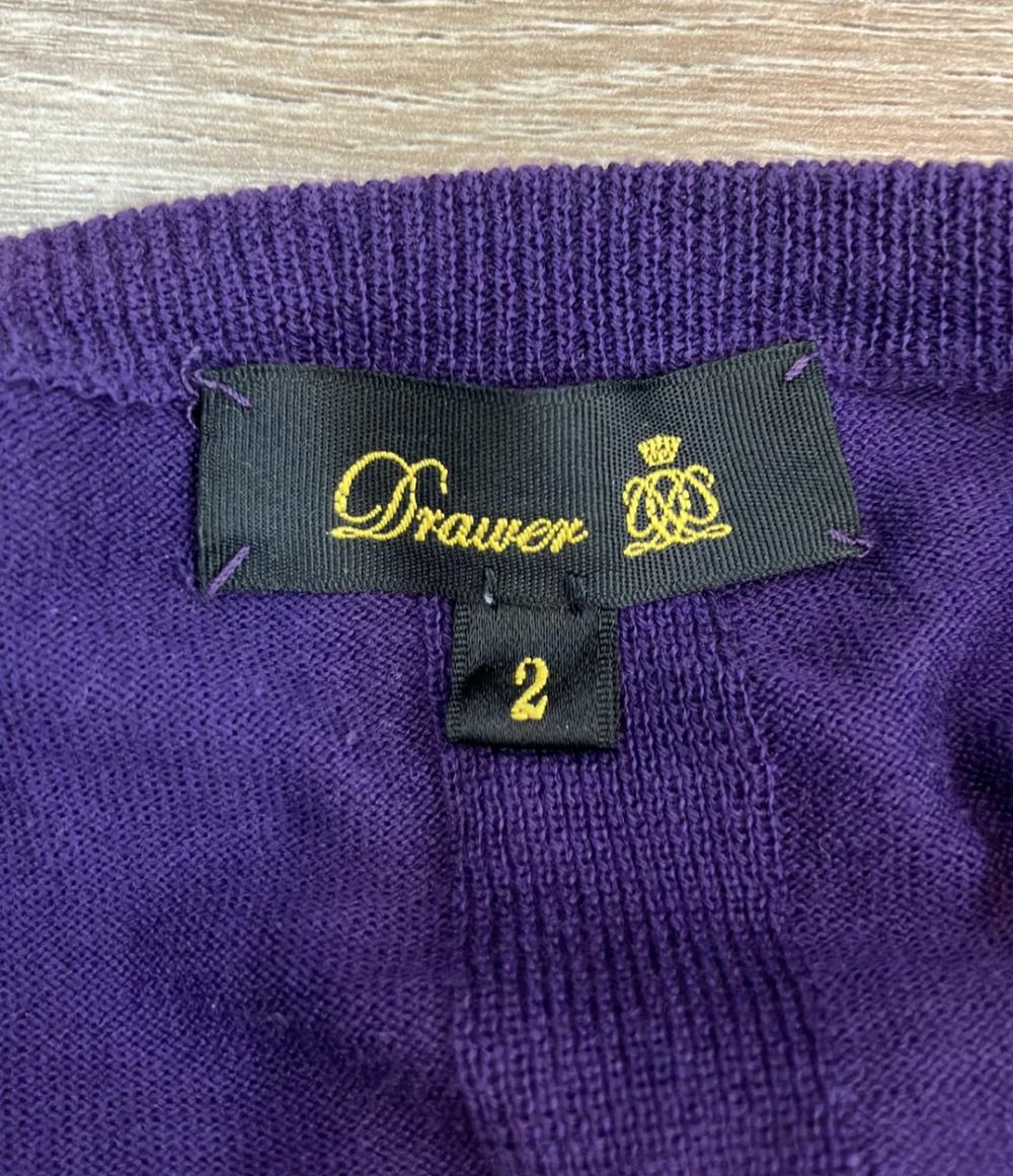 Drawer 長袖ニット 16G クールネック プルオーバー 6513-105-0771 SIZE 2 (M) ドゥロワー