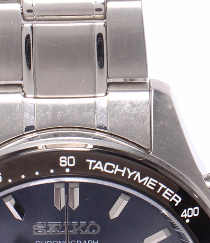 SEIKO 腕時計 クオーツ ブルー 8T63-00D0 メンズ セイコー