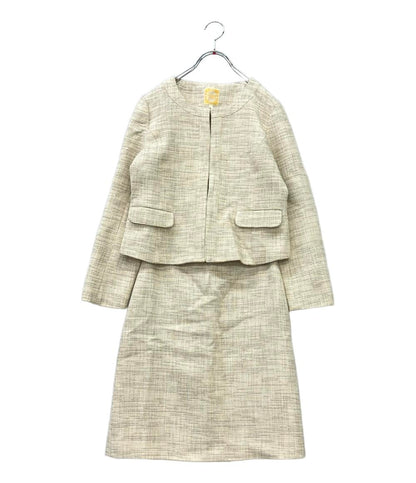 BEAMS HEART セットアップ スカートスーツ ノーカラー 43-16-0059-529 レディース SIZE 0 (XS) ビームスハート