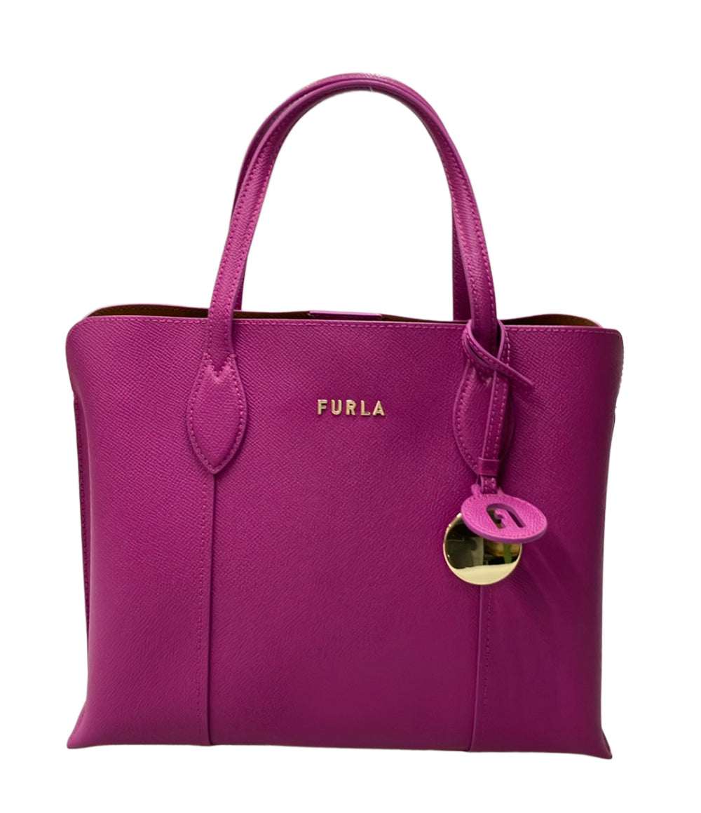 美品 FURLA ハンドバッグ トートバッグ レザー レディース フルラ