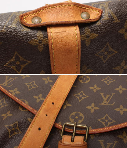 ルイ・ヴィトン ショルダーバッグ 斜め掛け ソミュール35 モノグラム M42254 レディース LOUIS VUITTON