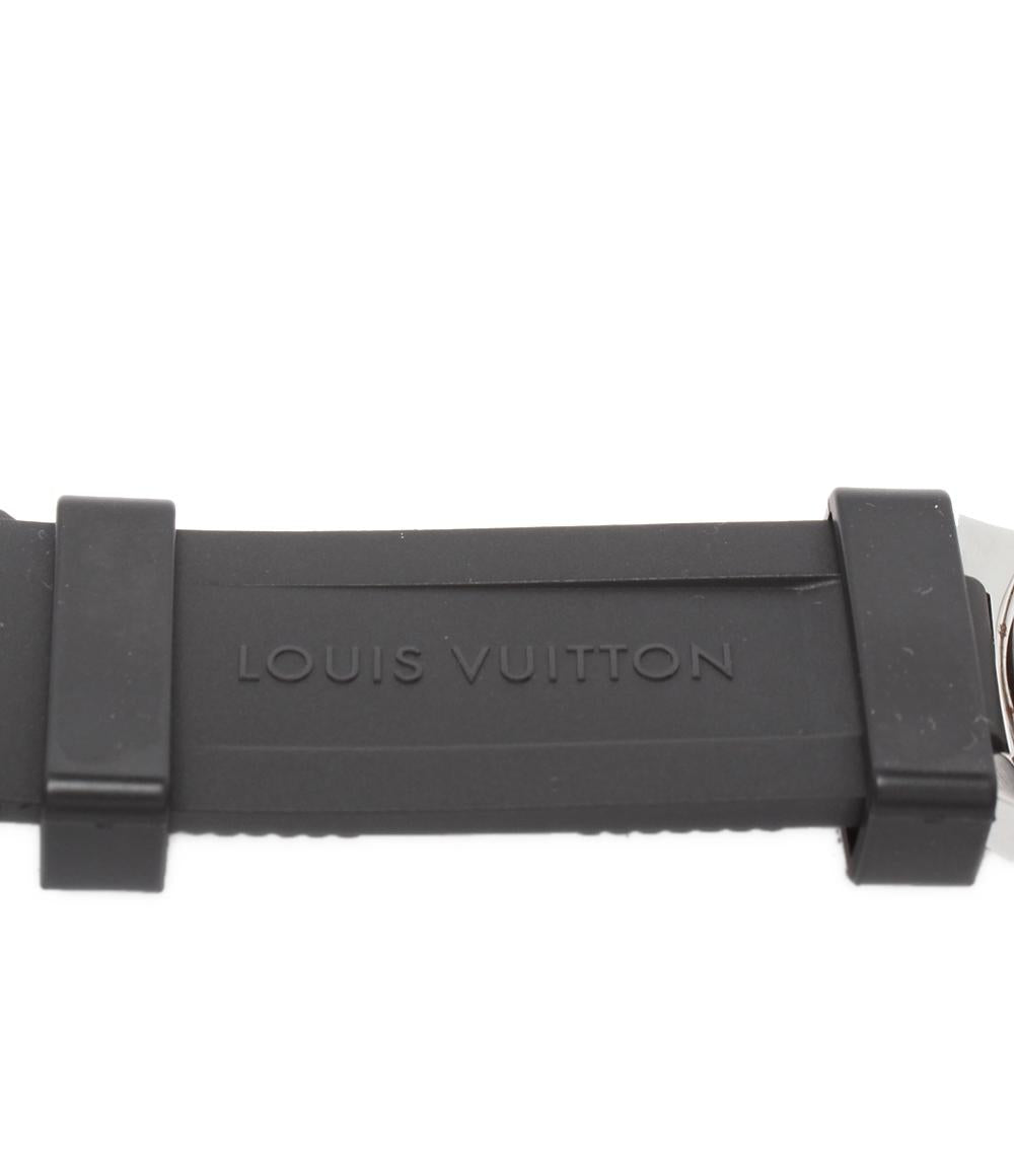 LOUIS VUITTON 腕時計 タンブールGM クオーツ ブラウン Q1111 メンズ ルイ・ヴィトン