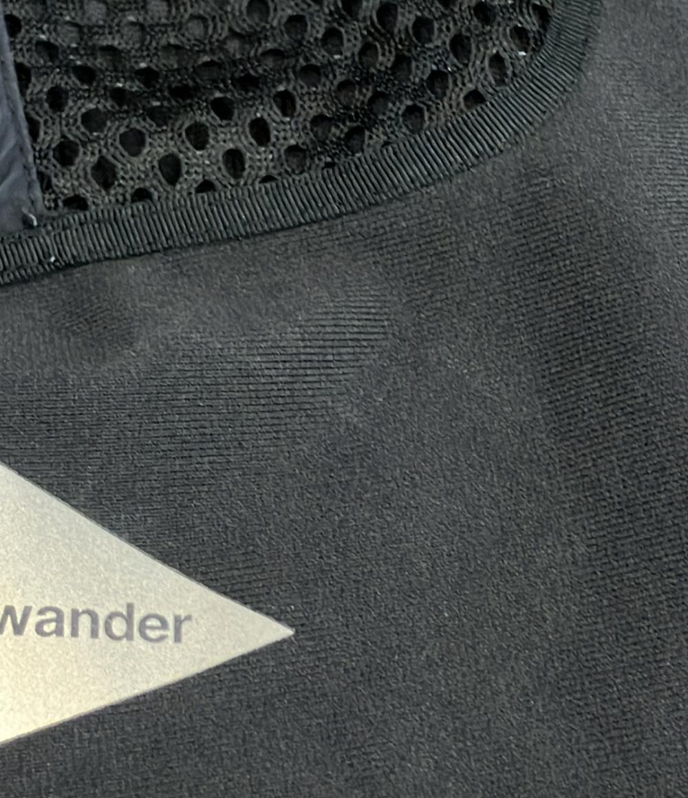 and wander フリースシャツ ライト プルオーバー ハーフジップ LIGHT FLEECE PULLOVER AW93-JT012 レディース SIZE 00 (XS) アンドワンダー