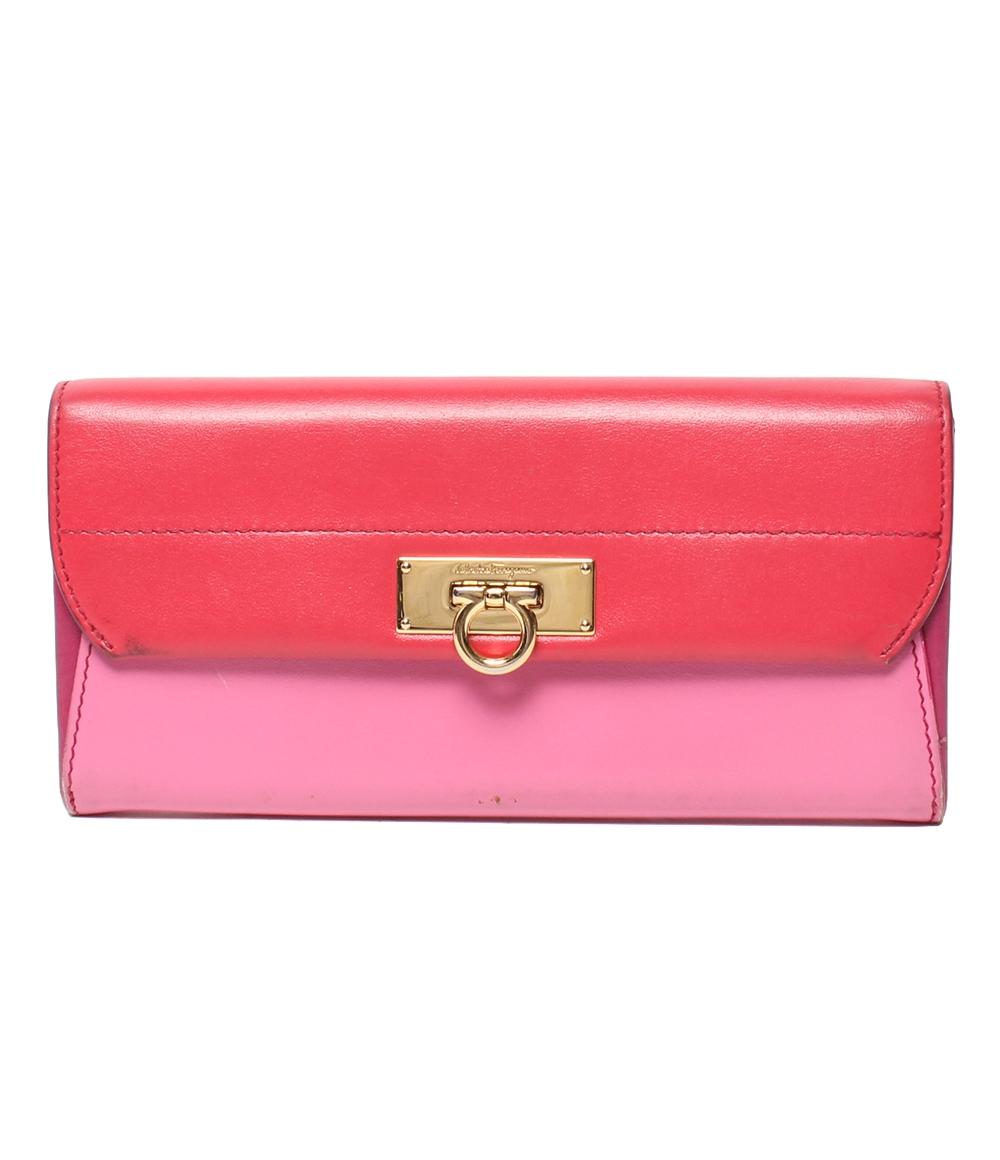 サルヴァトーレフェラガモ 長財布 ガンチーニ レディース Salvatore Ferragamo