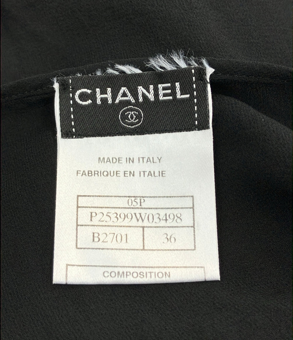 美品 CHANEL シアーノースリーブトップス レディース SIZE 36 (XS) シャネル