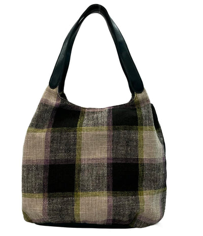 ホコモモラ ショルダーバッグ チェック レディース Jocomomola