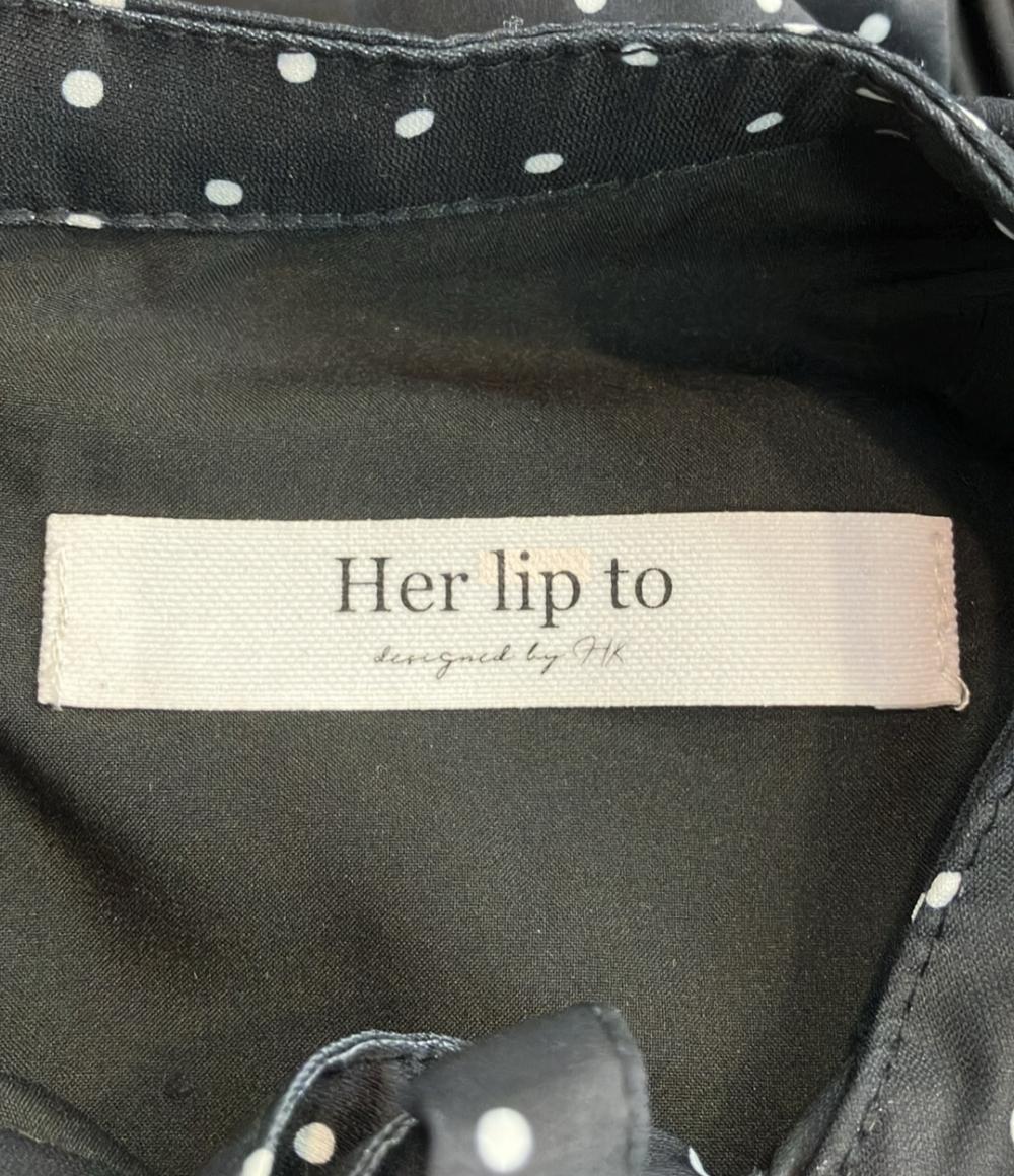 ハーリップトゥ 長袖ワンピース レディース SIZE S Her lip to