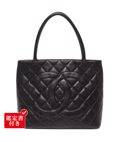 CHANEL トートバッグ ショルダーバッグ 肩掛け ゴールド金具 5番台 キャビアスキン レディース シャネル