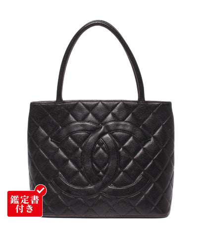 CHANEL トートバッグ ショルダーバッグ 肩掛け ゴールド金具 5番台 キャビアスキン レディース シャネル