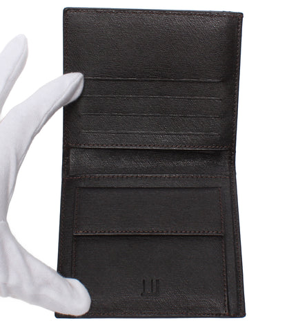 美品 Dunhill 二つ折り財布 メンズ ダンヒル