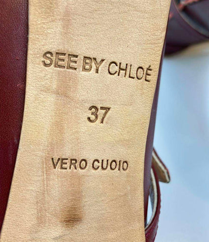 SEE BY CHLOE プラットフォームパンプス タッセル ストラップ レディース SIZE 37 (23.5cm) シーバイクロエ