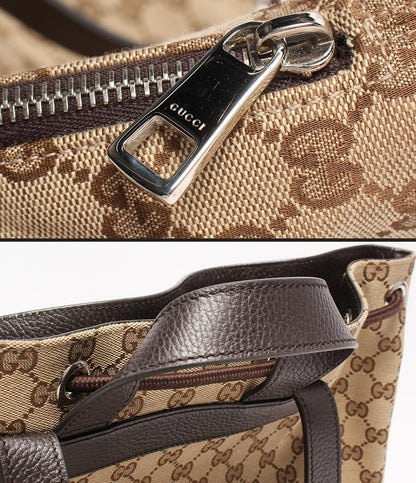 美品 グッチ リュック 巾着型 GGキャンバス 449175 527066 ユニセックス GUCCI