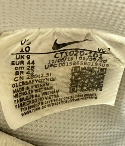 訳あり ナイキ ローカットスニーカー AIR FORCE 1 REACT CT1020ー101 メンズ SIZE 28 (XL) NIKE