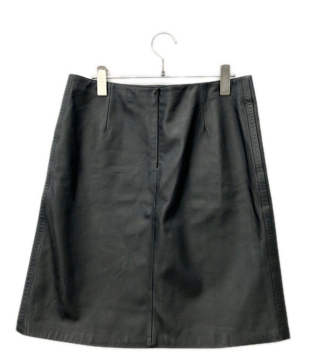 agnes b. シープレザー スカート レディース SIZE 40 アニエスベー