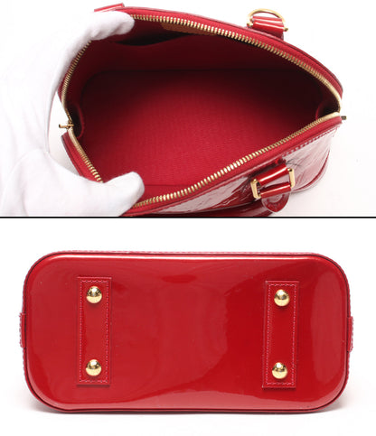 LOUIS VUITTON 2WAYハンドバッグ ショルダーバッグ 肩掛け アルマBB ヴェルニ M91953 レディース ルイ・ヴィトン