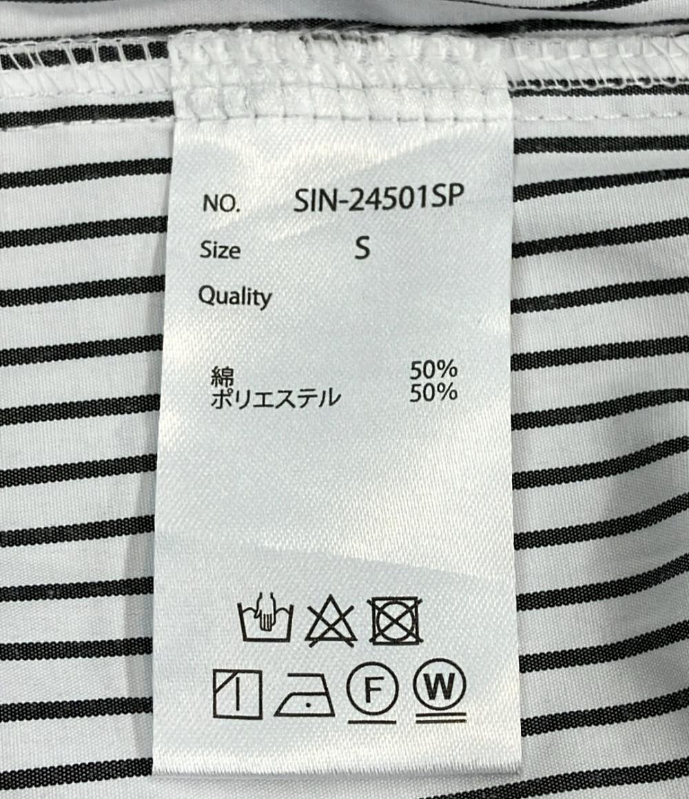 美品 シンス 長袖シャツ ストライプ柄 メンズ SIZE S (S) SINSS