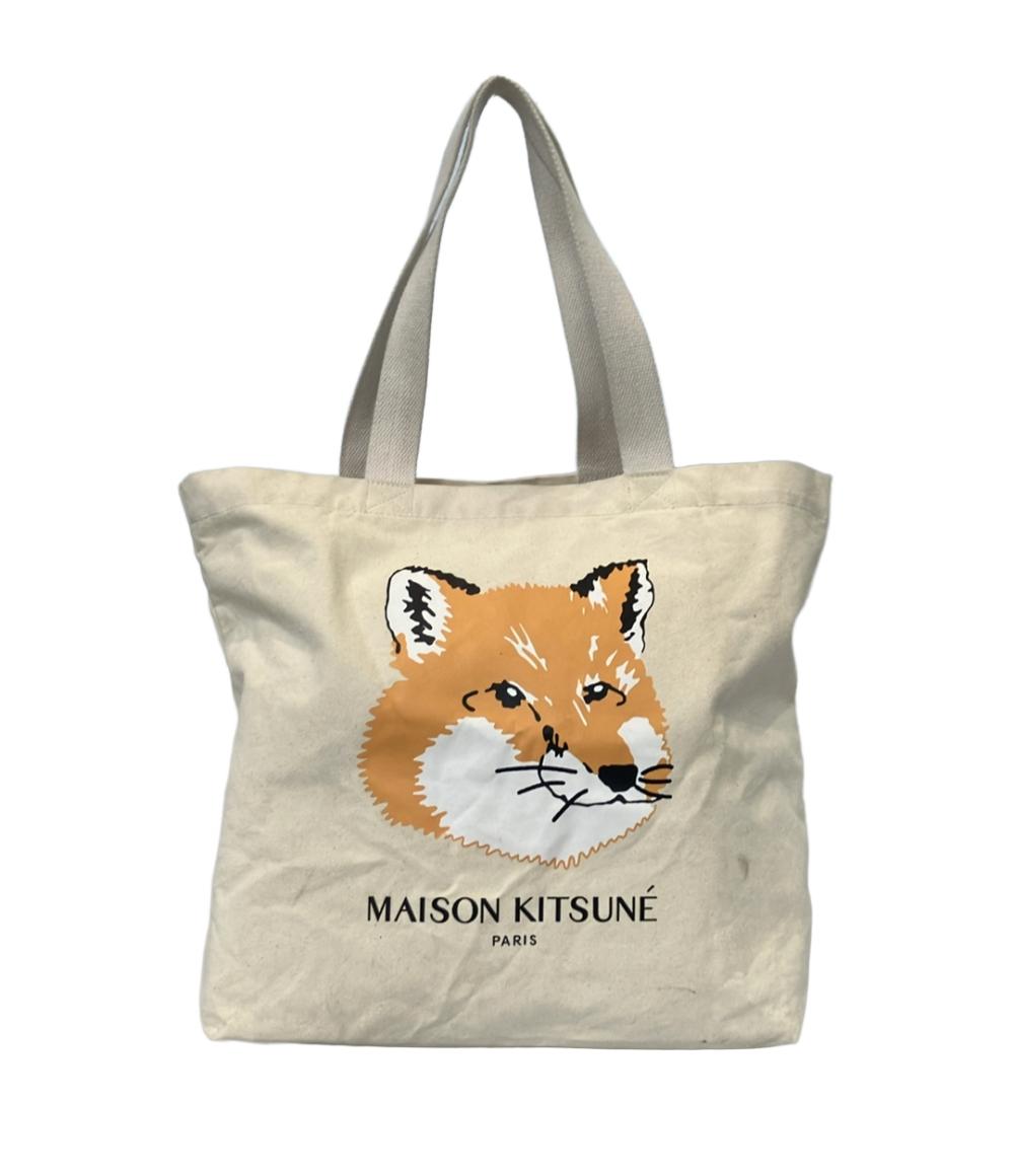 MAISON KITSUNE トートバッグ 肩掛け 狐 キツネ レディース メンズ メゾンキツネ