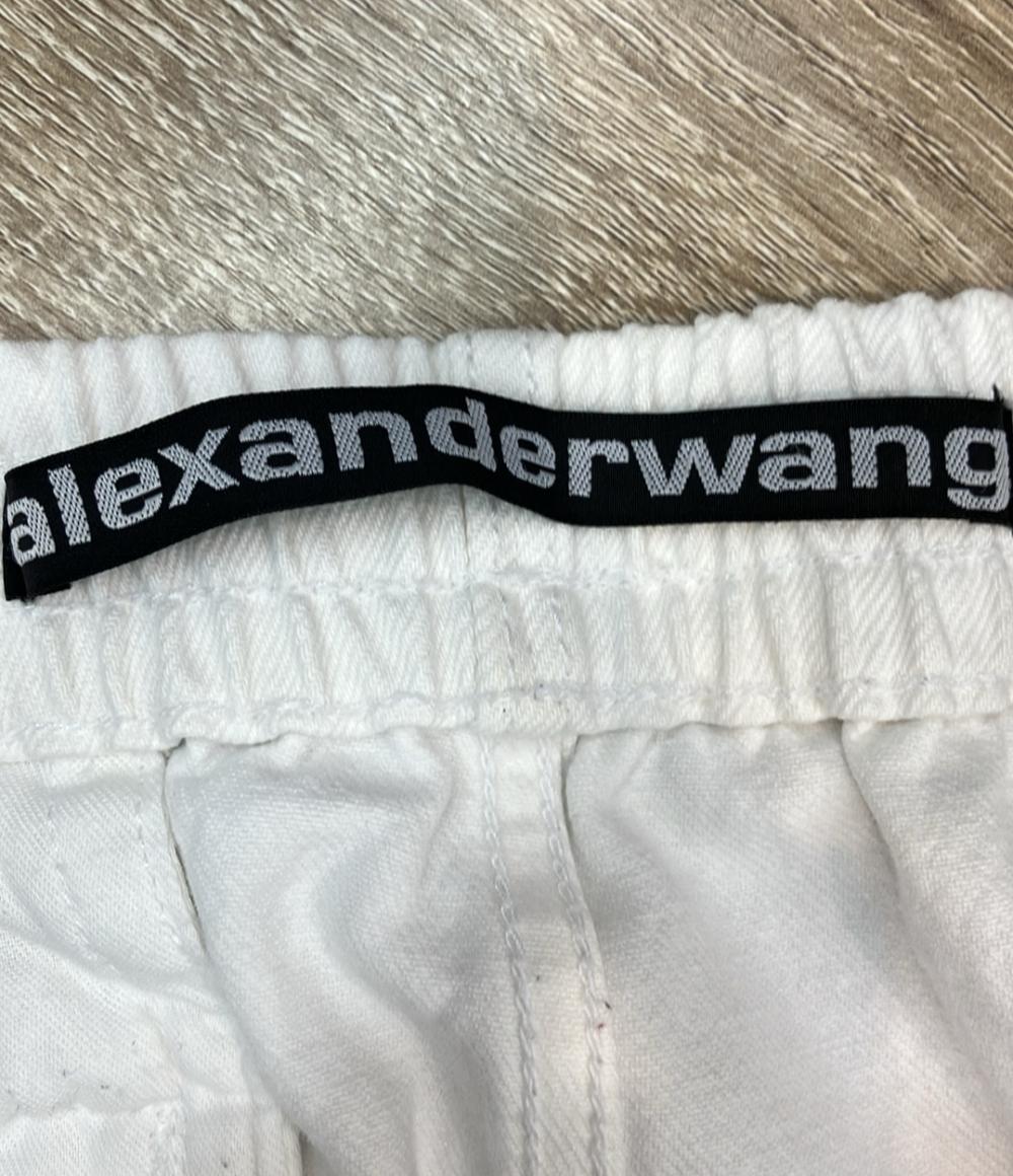 Alexander Wang トラックパンツ サイドロゴテープ デニム生地 イージー Logo Tape Track Pants メンズ SIZE S アレキサンダーワン