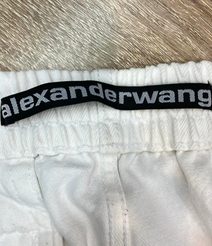 Alexander Wang トラックパンツ サイドロゴテープ デニム生地 イージー Logo Tape Track Pants メンズ SIZE S アレキサンダーワン