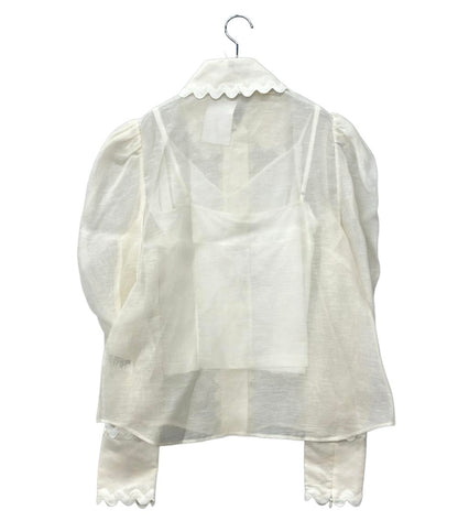 ZIMMERMANN 長袖 ブラウス インナーキャミ付き レディース SIZE 4 ジマーマン