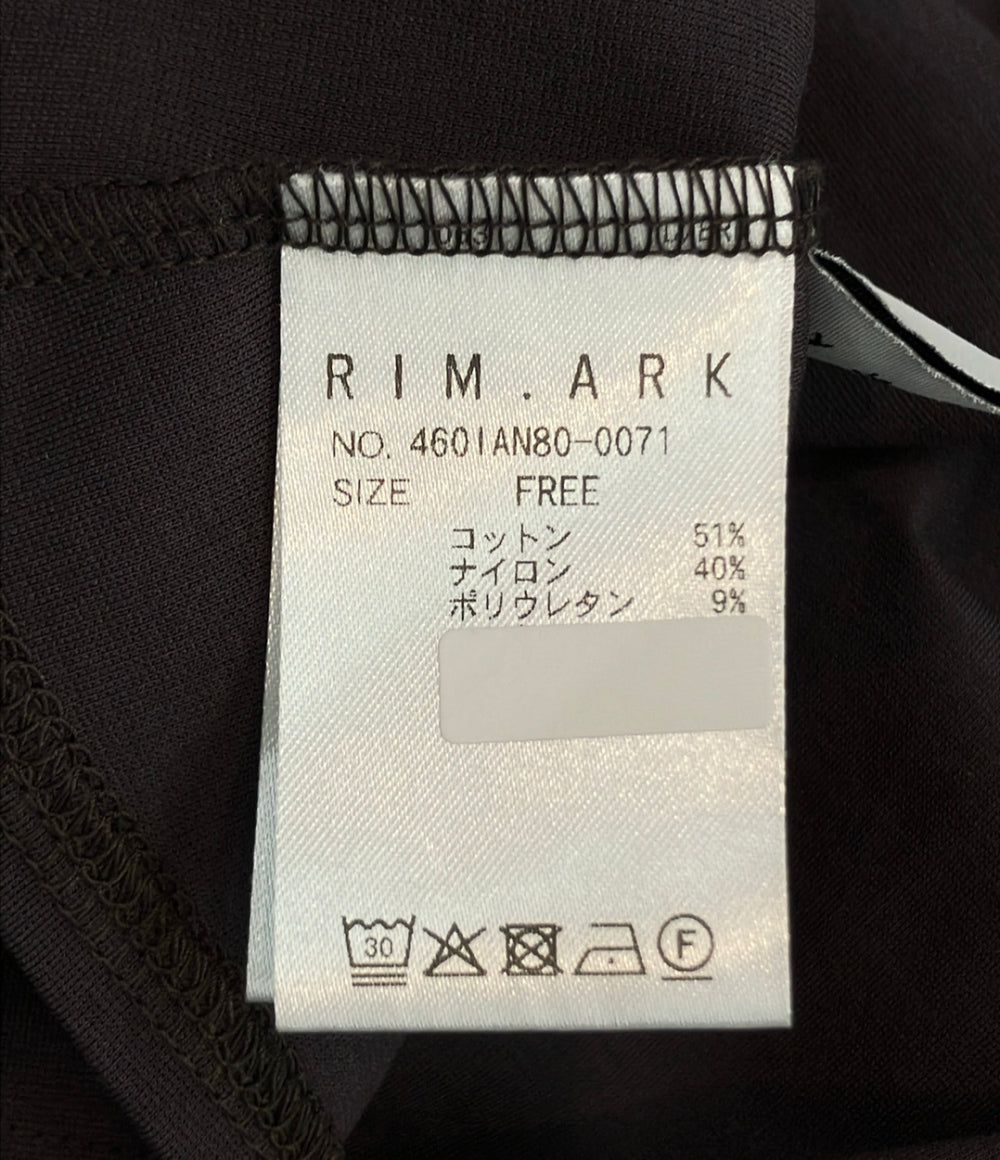 RIM.ARK 半袖 アシメントリー カットソー レディース SIZE FREE (M) リム アーク
