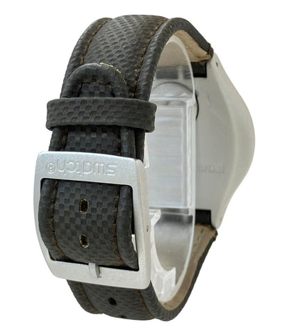 スウォッチ 腕時計 IRONY クオーツ ブラウン メンズ Swatch