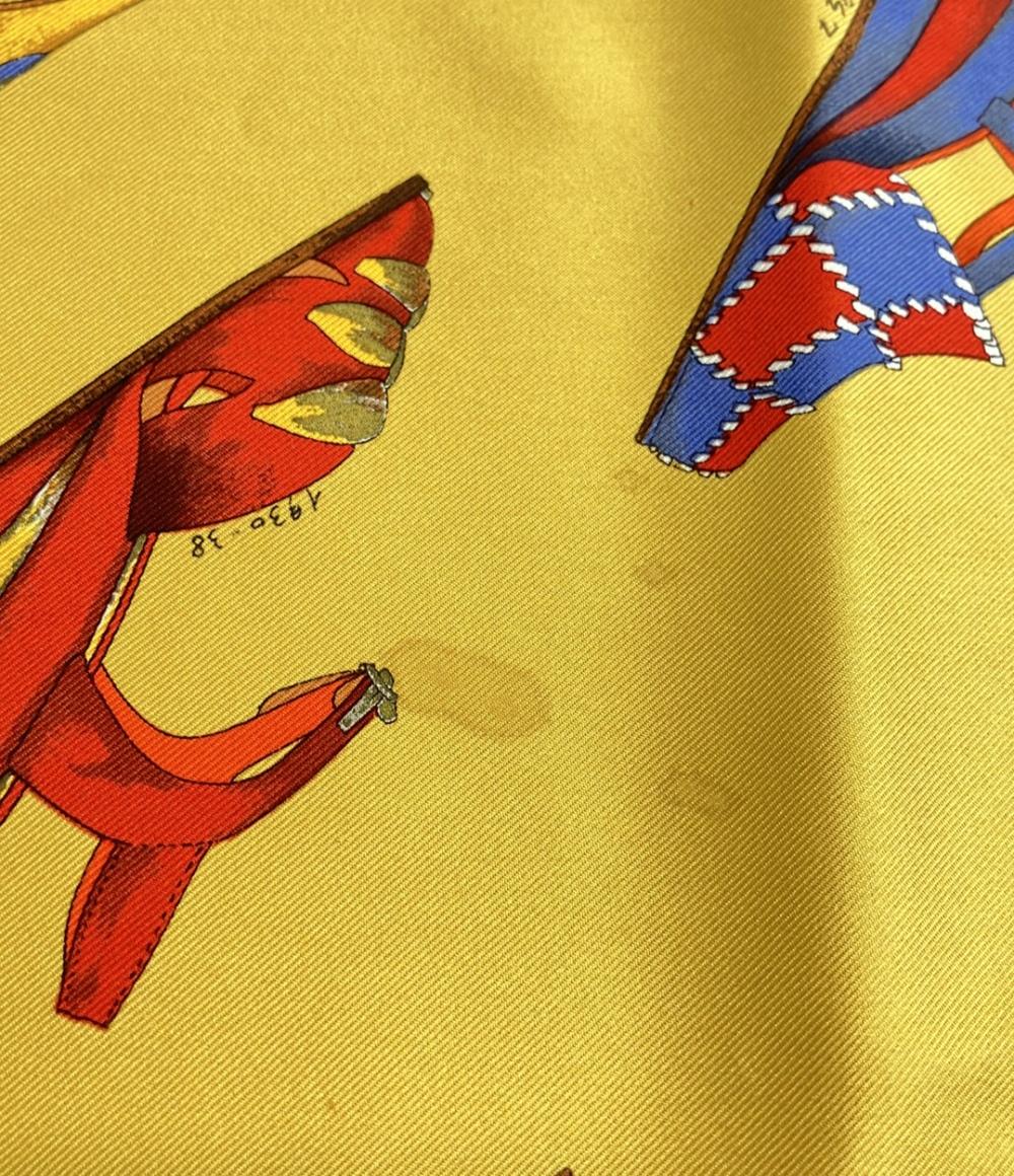 美品 サルヴァトーレフェラガモ スカーフ シルク100% レディース Salvatore Ferragamo