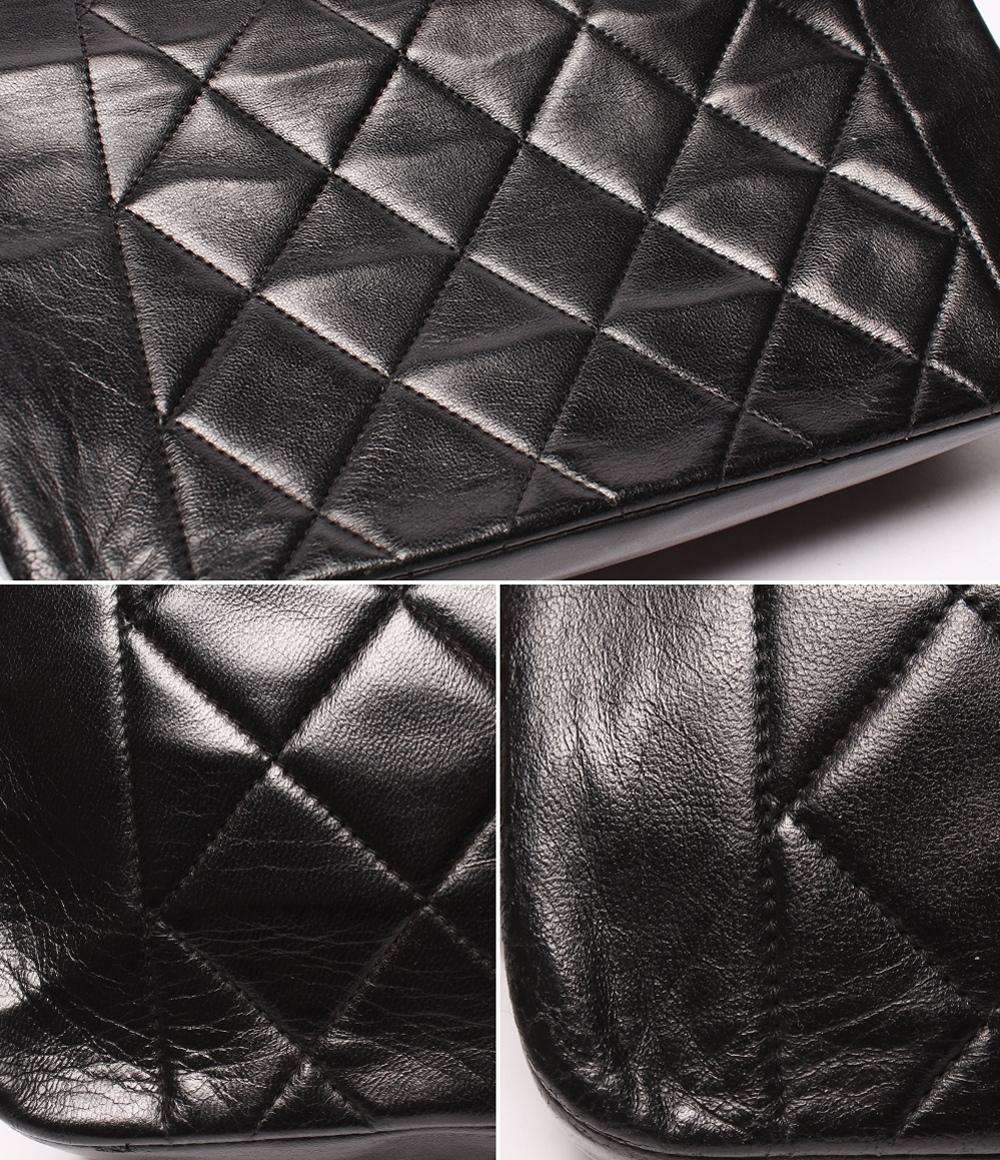 CHANEL チェーンショルダーバッグ シングルチェーン シングルフラップ ゴールド金具 マトラッセ ダイアナ22 レディース シャネル