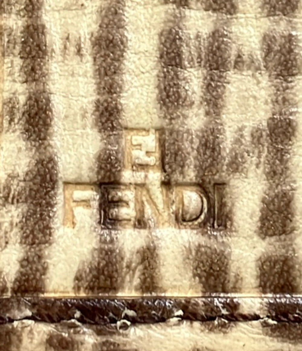 FENDI 二つ折り財布 Wホック ズッカ レディース フェンディ