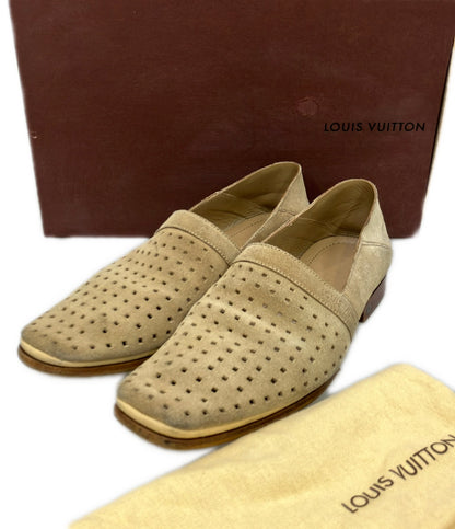 LOUIS VUITTON ローファー スエード メンズ SIZE 6.5 ルイ・ヴィトン