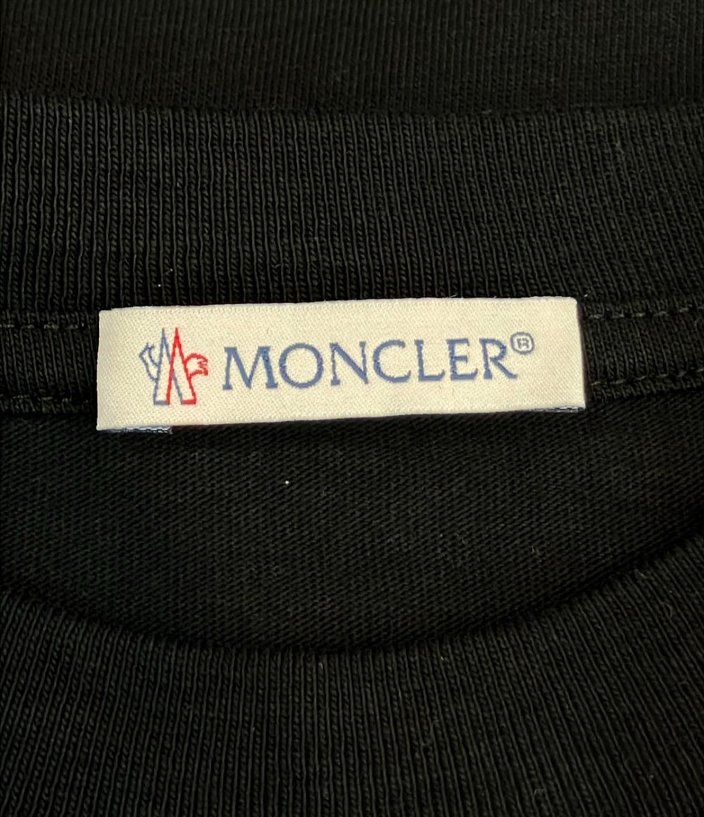 美品 MONCLER 半袖Tシャツ ロゴ メンズ SIZE S モンクレール