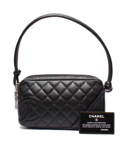 CHANEL ハンドバッグ カンボンライン ラムスキン シルバー金具 A25175 レディース シャネル