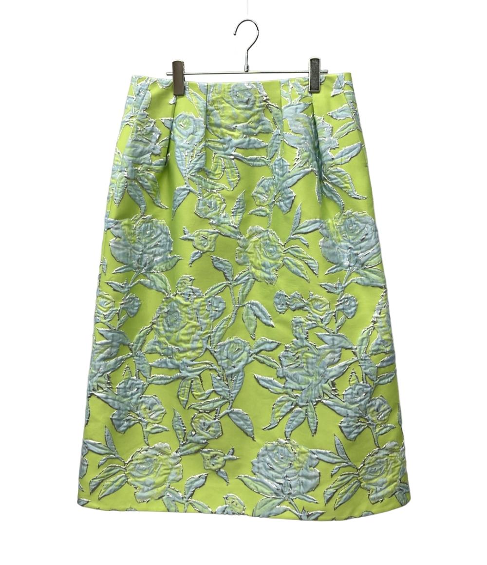 Drawer ロングスカート タイト風 花柄 6524-299-1706 レディース SIZE 40 (M) ドゥロワー