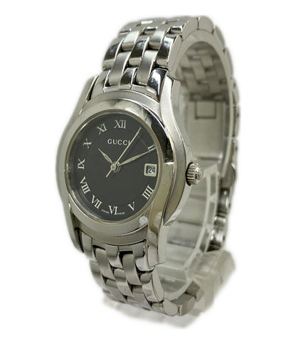 GUCCI 腕時計 クオーツ ブラック 5500L レディース グッチ