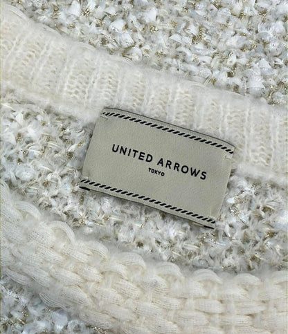 美品 ユナイテッドアローズ ミックスラメツイードニット レディース UNITED ARROWS
