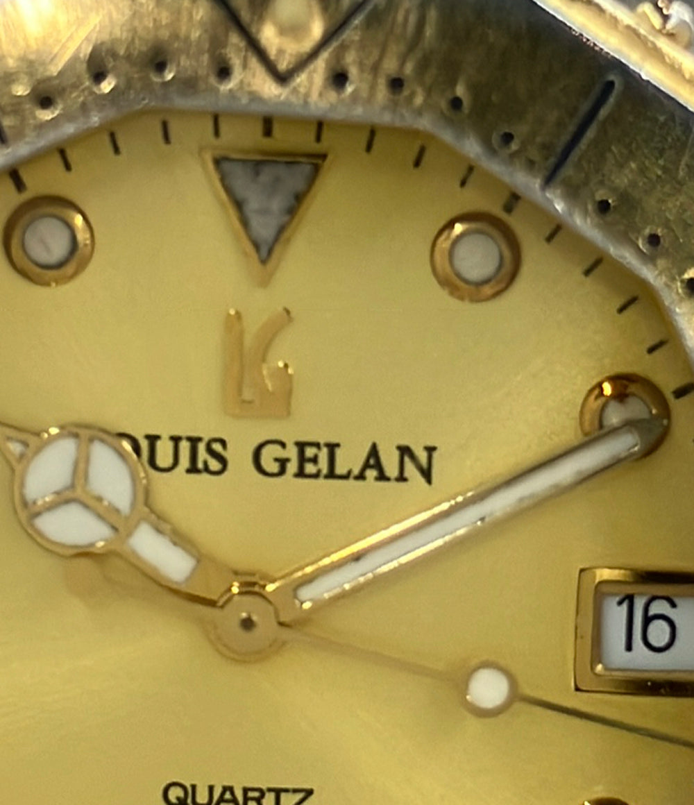 Louis Gelan 腕時計 クオーツ ゴールド レディース メンズ ルイゲラン